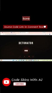 Create a Cinematic Bomb Button! 💣✨ #programming #webdevelopment #cssanimation