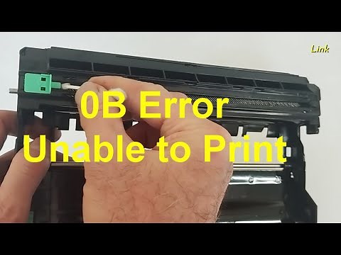 Brother Printers: Print Unable 0B Error Message