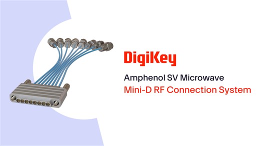 Mini-D RF Connection System from Amphenol SV Microwave PIO | DigiKey