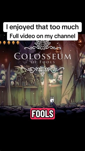 I enjoyed that too much #hollowknight #hollowknightsilksong #shorts #memes