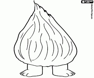 Fuzzbert, an enigmatic troll coloring page printable game