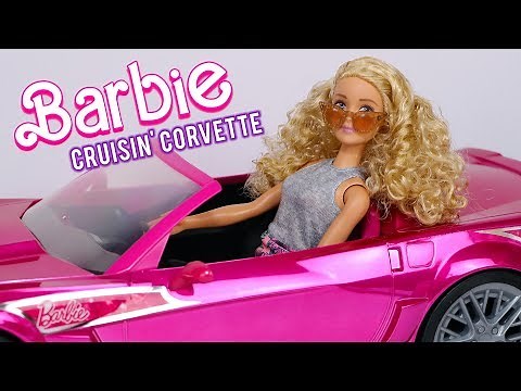 Barbie Cruisin Corvette Hot Pink Convertible R/C Doll Car Review