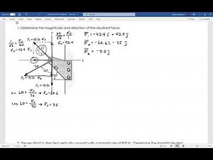 2D Cartesian Vectors Problem 1