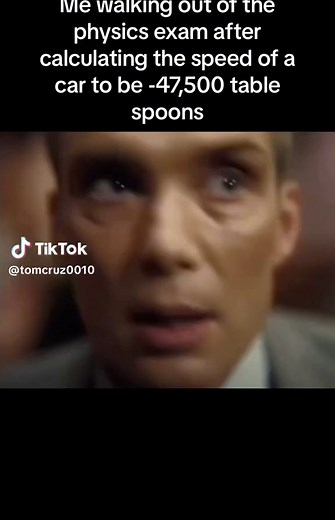 Physics Exam Calculations Gone Wrong: Oppenheimer Math Meme