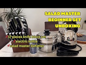 Unboxing of salad master beginner set //Salad master cookware