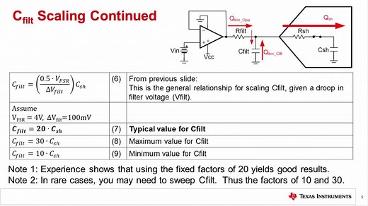 滤波器RC选型的理论计算方法 | Video | TI.com