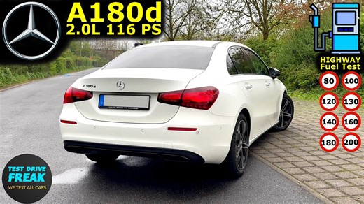 2025 Mercedes A180d limousine sedan (116 PS) 🚗 test drive | fuel consumption & performance review