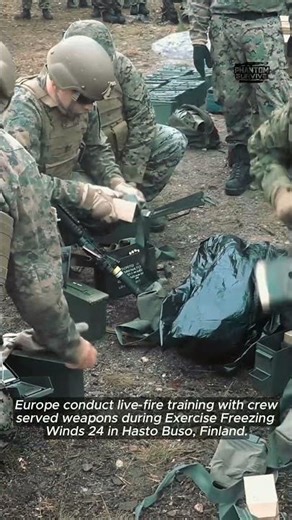 US Marines Sharpen Skills in Finland #USMarines #MarineCorps #Finland #NATO #TacticalTraining