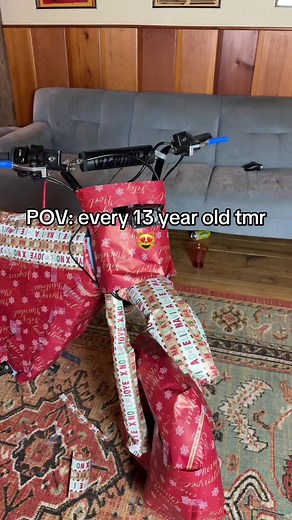 Everybody will have one lol the best bike ever#ebike #tuttio #lithiumvision #christmas