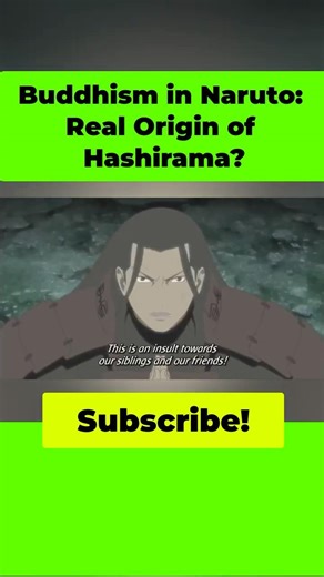 Buddhism in Naruto: Eastern Culture Decoded (Hashirama Decoded) #shorts #naruto