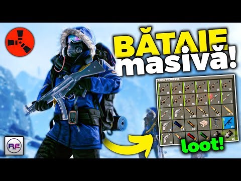 Rust - Bătaie Masivă Lângă Baza Noastră? - Au fost plini de Loot?