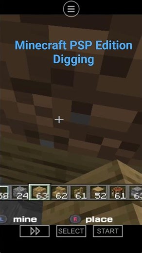 Minecraft PSP Edition #minecraft #minecraftshort #minecraftshorts #psp #playstationportable #gaming