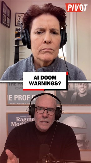 “We'd love to know when the comet's going to hit us.” Kara Swisher and @profgalloway would like some more information from Anthropic’s AI Safety Researcher who quit, warning in his resignation letter that the “world is in peril.” #pivot #karaswisher #scottgalloway #anthropic #ai