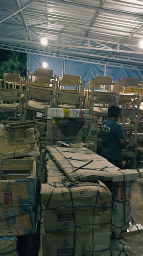 Furniture delivery process to Central Java