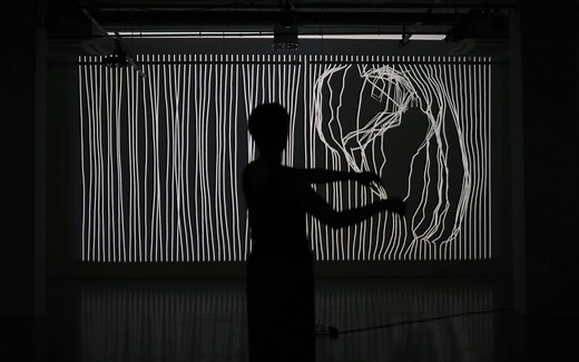 交互投影艺术｜Interactive Lines - Interactive Projection Mapping (2019)