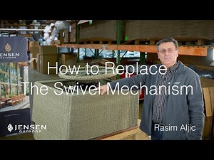 How to Replace the Swivel of a Jensen Outdoor Swivel Chair | Coral, Vintage, Sky, Opal, & Nest