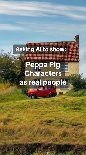 Peppa Pig characters in real life as real people Made with Midjourney ...