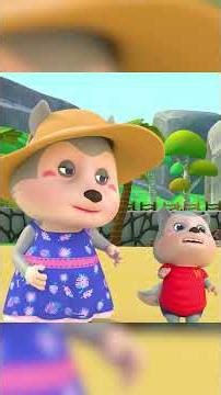 OH NO! Wolfoo Encounter a Thief On The Beach #kidssongs #nurseryrhymes #shorts