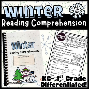 Winter Reading Comprehension Passages for Kindergarten & 1st Grade