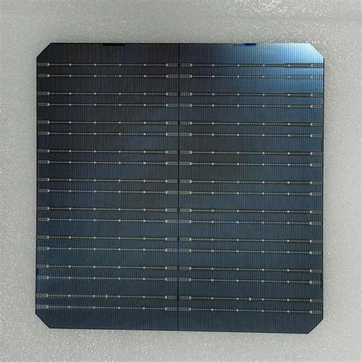 TBC/IBC M6 166*166mm Flexible Monocrystalline Solar Cell 24.6% High Efficiency 6.72W M6 Solar Cell for DIY IBC Solar Panel