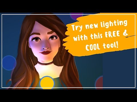 Trying lighting with this FREE tool!!! 🤩 Great for digital artists!
