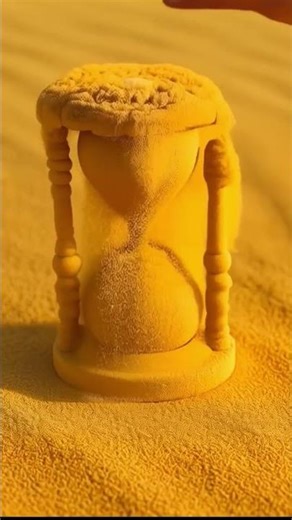 Sand glass timer ⌛ #Asmr #satisfyingvideos #sand #aiasmr #aiart
