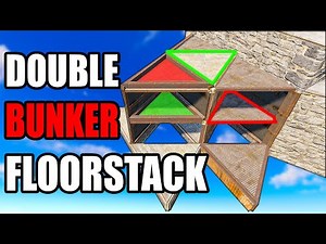 (NEW) Method DOUBLE FLOORSTACK BUNKER / Rust Base Design