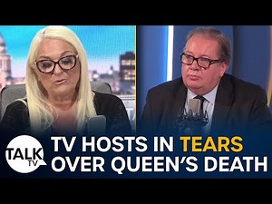 TV hosts cry on hearing news of Queen's death