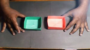 How to make an origami paper box || Tutorial-23