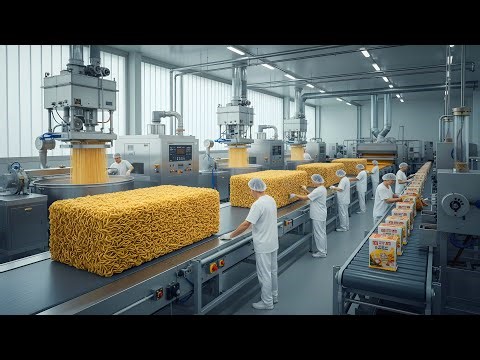 Inside the Noodles Factory Discover the Million Dollar Food Process