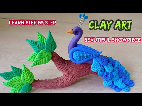Craft a Majestic Peacock in Just 5 Minutes with Polymer Clay!