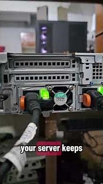Why do server have two psu ? ##dell #psu #cisco #justsharing #nvidia #computer #pc #microsoft