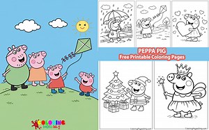 40  Peppa Pig Coloring Pages - Free Printable PDF & Online Coloring