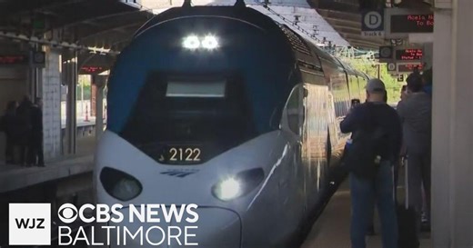 Amtrak's next-gen train makes first stop at Baltimore's Penn Station