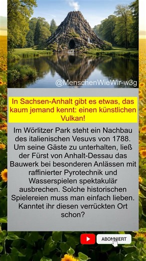 Deutschlands eigener künstlicher Vulkan