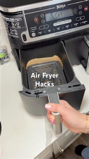 Genius Air Fryer hacks 🤯 I wish I knew this sooner 😭 #kitchenhacks #airfryer #cleaninghacks