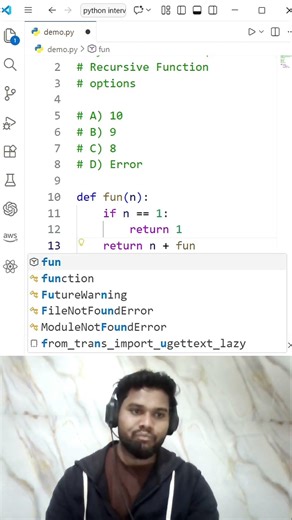 New 🆕 python programming interview questions ⁉️ for beginners ll learn python concepts #newvideo