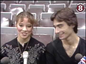 Champion figure skaters Tai Babilonia and Randy Gardner in San Diego 1981