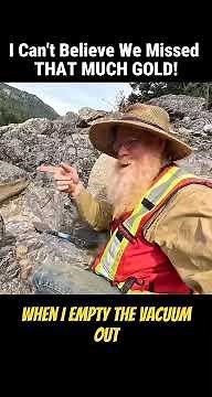 I can’t believe we missed that much gold! #goldpaning #findinggold #prospecting