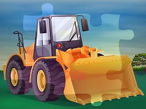 Play Bulldozers Jigsaw Game | Free Online  Games. KidzSearch.com