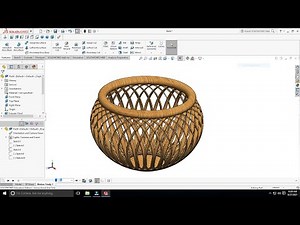 Modelling of Fruit Basket using Solidworks