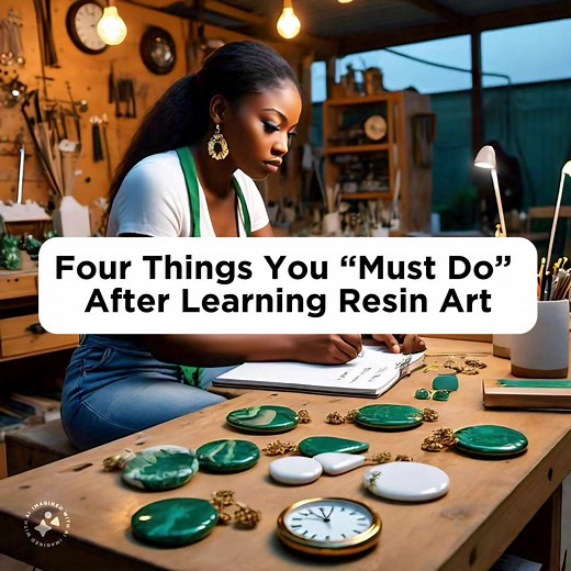 What to Do After Learning Resin Art: Business Tips & Strategies
