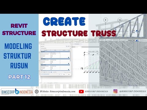 Membuat Family Struktur Kuda-Kuda di Revit - Part 12 RUSUN 3 Lantai _ BIMSCORP INDONESIA
