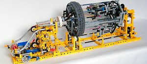 Rope Braiding Machine Built Entirely From LEGO Technics