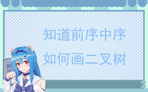 知道前序中序遍历如何画出二叉树