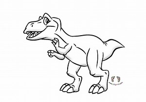 t rex dinazor boyama - printable dinosaur coloring pages pdf