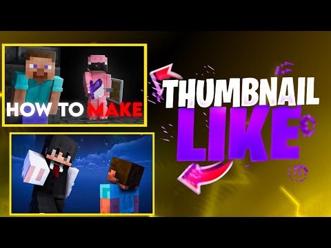 How to make thumbnails for Minecraft SMP Videos
