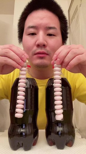 Mentos and Soda Reaction Experiment in the Bathroom