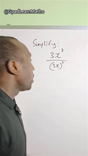 1.8M views · 35K reactions | How to Simplify a Fraction containing Indices. #indices #fraction #gpadlearnmaths #index #exponential | Gpad Learn Maths | Facebook