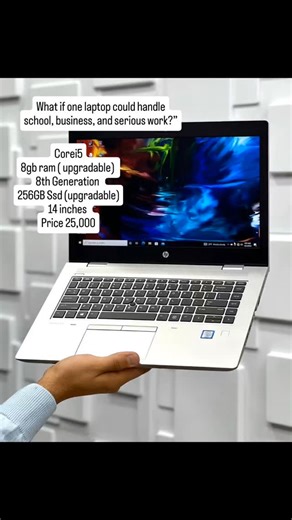 Shan computer hub on Instagram: "“Looking for a reliable laptop that handles school, business, and office work without stress?” 💻 ✅ Intel Core i5 – 8th Gen ✅ 8GB RAM – smooth multitasking ✅ 256GB SSD – fast boot & quick apps ✅ 14-inch Display – perfect balance of size & portability Ideal for college students, business owners, and professionals who want performance on a budget. 📩 DM / Call / WhatsApp: 0721 626 336 📍 F&F House shop u19 , opp odeon cinema,Tom Mboya Street #Corei5Laptop #StudentL